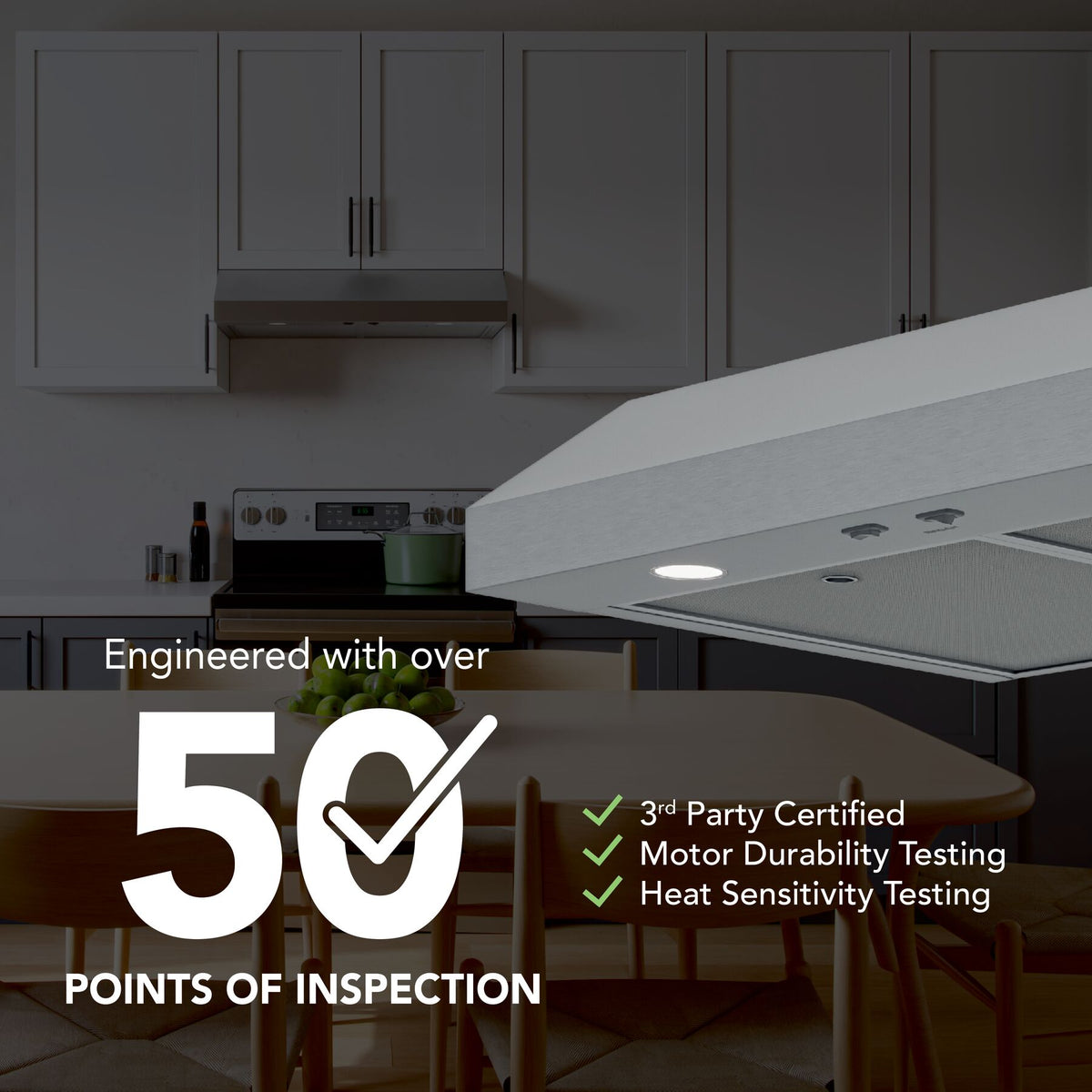 Broan GLA1303SS 30" ENERGY STAR® Under-Cabinet Range Hood – Stainless Steel