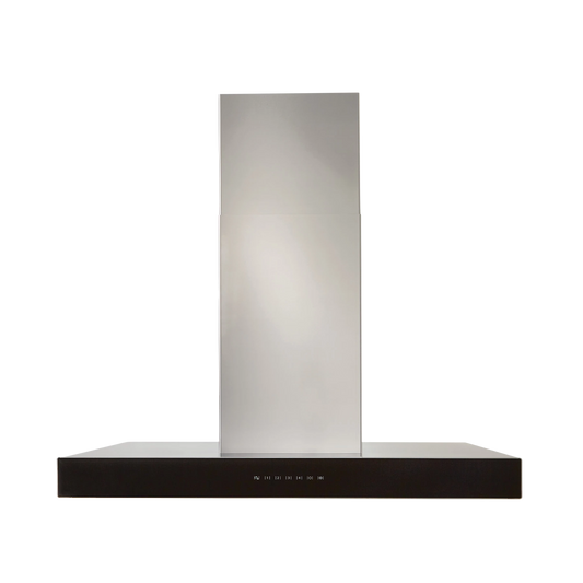 Best ICB3I36SBB 36" Island Range Hood – Stainless Steel with Black Glass