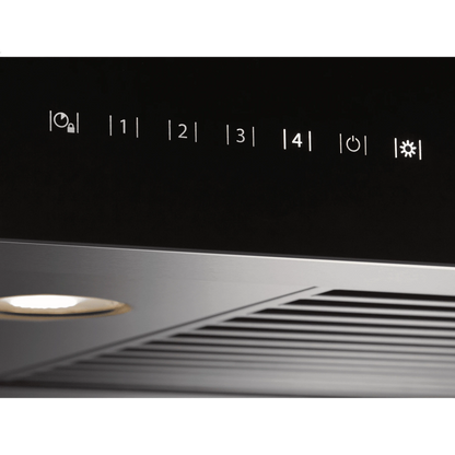 Best ICB3I36SBB 36" Island Range Hood – Stainless Steel with Black Glass