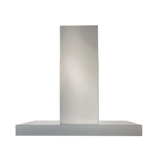 Best ICB3I36SBS 36" Island Range Hood – Stainless Steel with Brushed Grey Glass