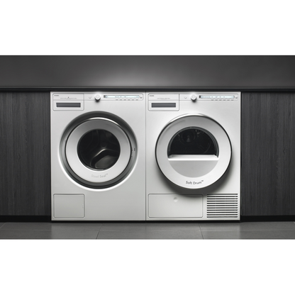 ASKO W2084W Washer & T208VW Ventless Dryer 24" Laundry Pair – White