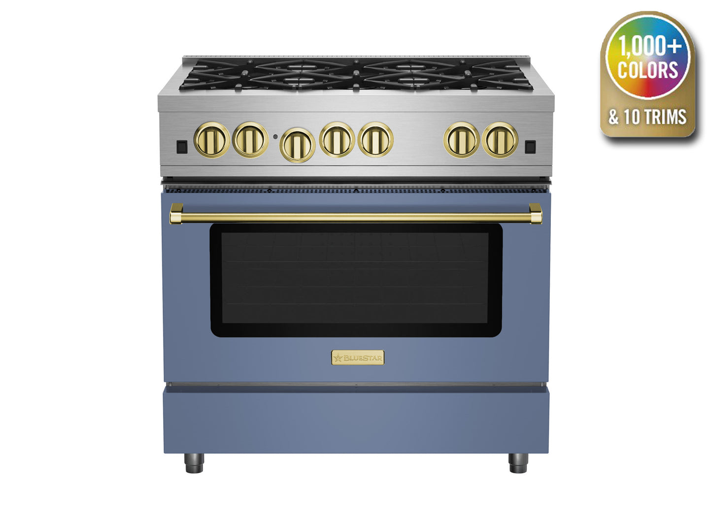 BlueStar RCS366BV2 36" Culinary Series Open Burner Gas Range