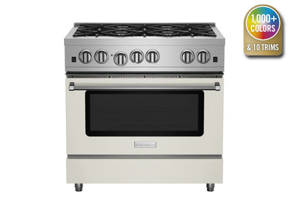 BlueStar RCS366BV2 36" Culinary Series Open Burner Gas Range