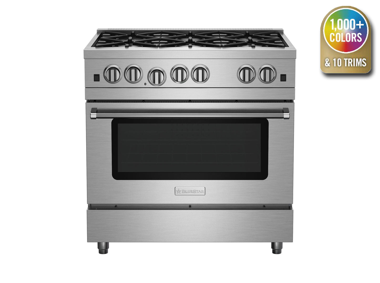 BlueStar RCS36SBV2 36" Culinary Series Sealed Burner Gas Range
