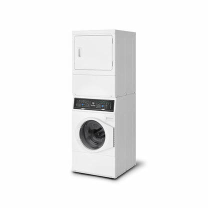 Speed Queen SF7008WE 27" SF7 Stacked Washer & Electric Dryer with Pet Plus™ – White