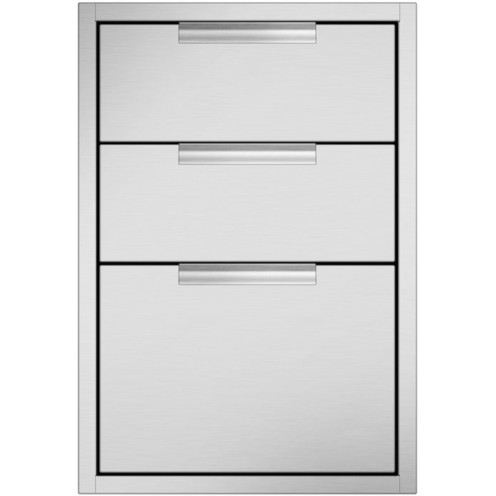 DCS TDT1-20 20" Triple Drawer Tower – Stainless Steel