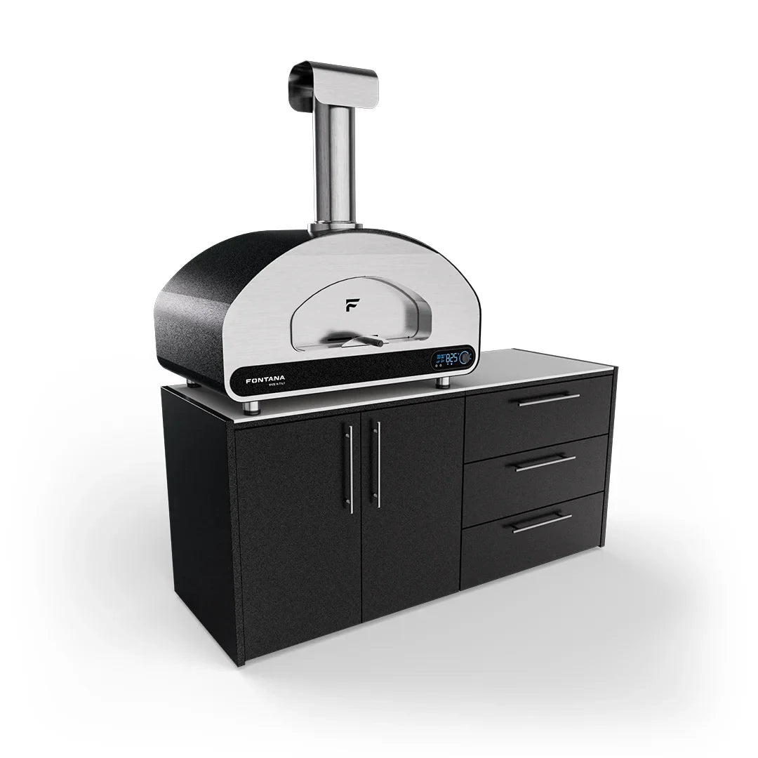 Fontana Forni Volta 90 Outdoor Smart Oven – Black
