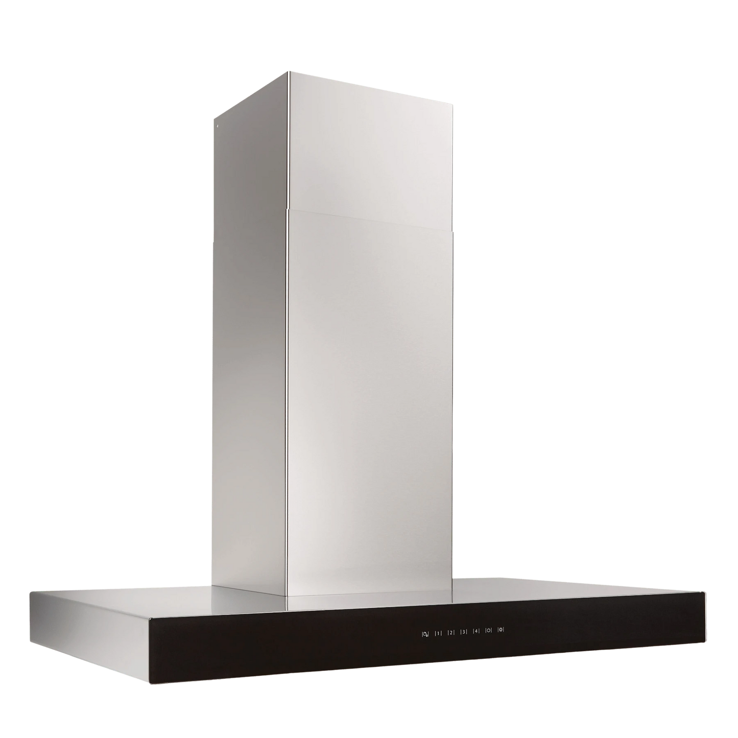 Best WCB3I36SBB 36" Chimney Wall Range Hood – Stainless Steel with Black Glass