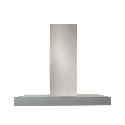 Best WCB3I36SBS 36" Chimney Wall Range Hood – Stainless Steel with Brushed Grey Glass