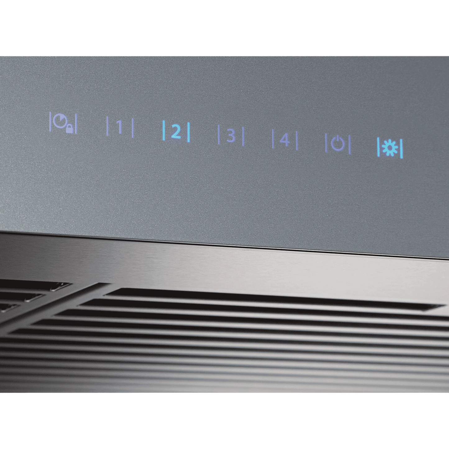 Best WCB3I36SBS 36" Chimney Wall Range Hood – Stainless Steel with Brushed Grey Glass
