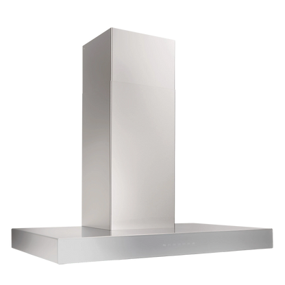 Best WCB3I36SBS 36" Chimney Wall Range Hood – Stainless Steel with Brushed Grey Glass