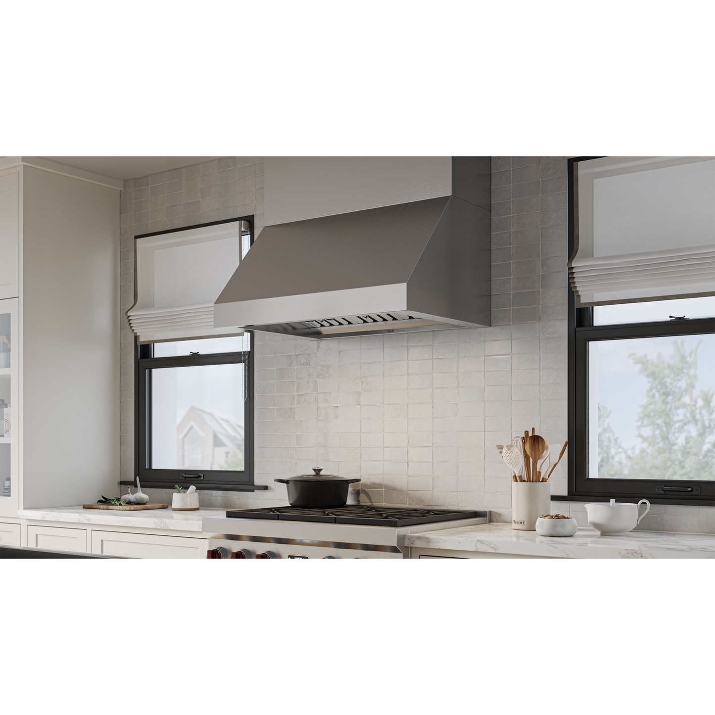 Best WP28M48SB 48" Pro-Style Wall Mount Range Hood - Stainless Steel