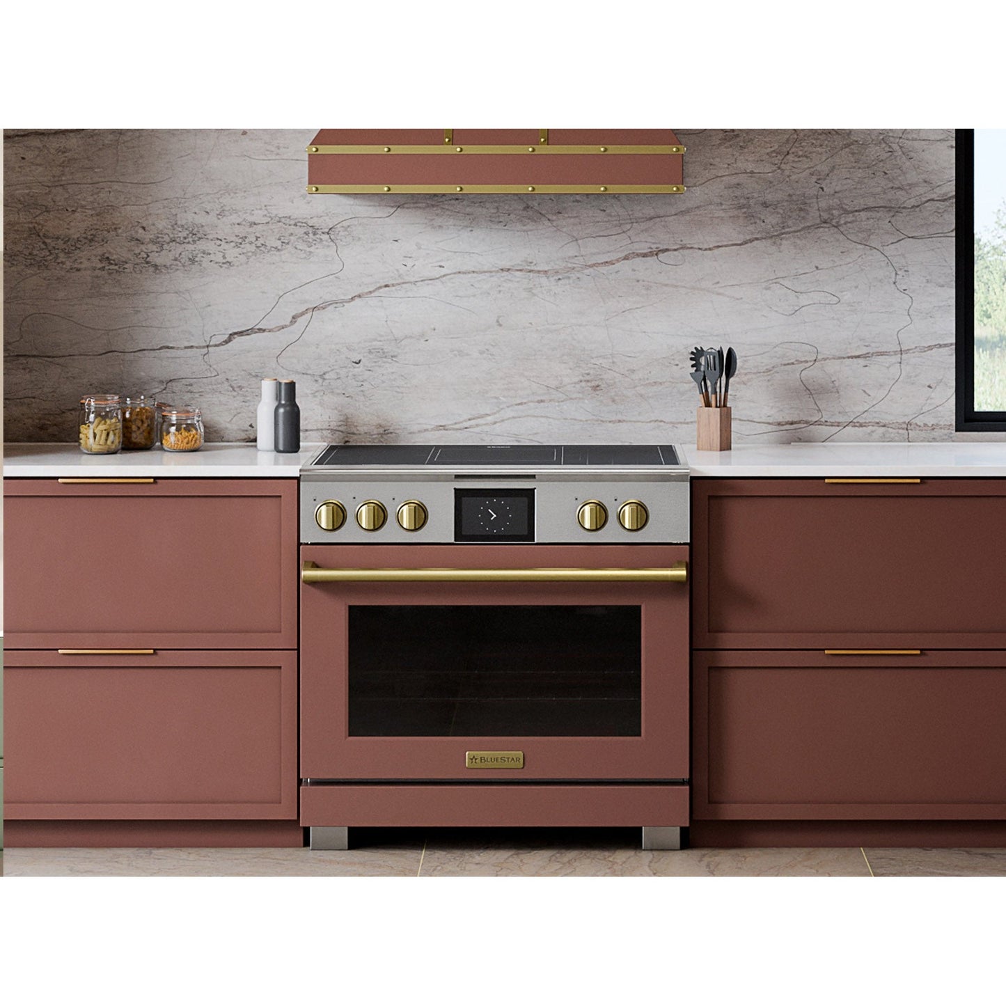 BlueStar BSPIR365Z 36" Platinum Series Induction Range