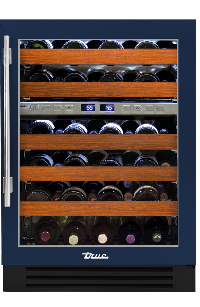 True TWC-24DZ-R-SG-C 24" Dual Zone Wine Cabinet – Stainless Steel Glass
