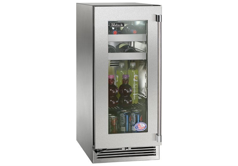 Perlick HP15BM-4 15" Signature Series Marine & Coastal Beverage Center – Stainless Steel
