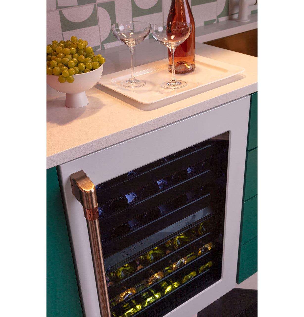 Café CCP06DP4PW2 24″ Dual-Zone Smart Wine Center