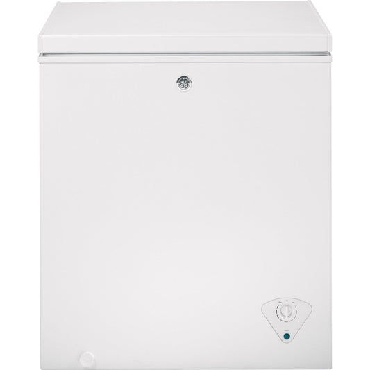 GE FCM5STWW 5.0 Cu. Ft. Manual Defrost Chest Freezer – White