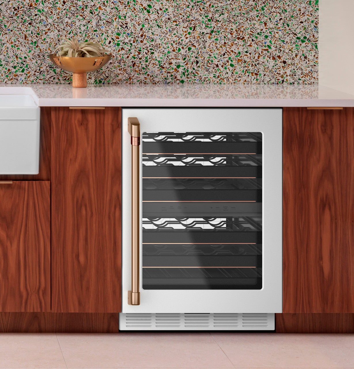 Café CCP06DP4PW2 24″ Dual-Zone Smart Wine Center