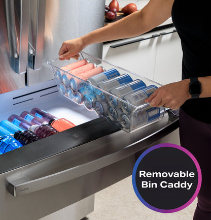 GE Profile PGD29BYTFS 36" 28.7 Cu. Ft. 4-Door French Door Refrigerator with Door-in-Door