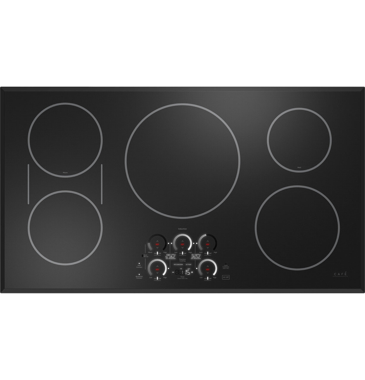 Cafe CHP90361TBB 36" Touch-Control Induction Cooktop