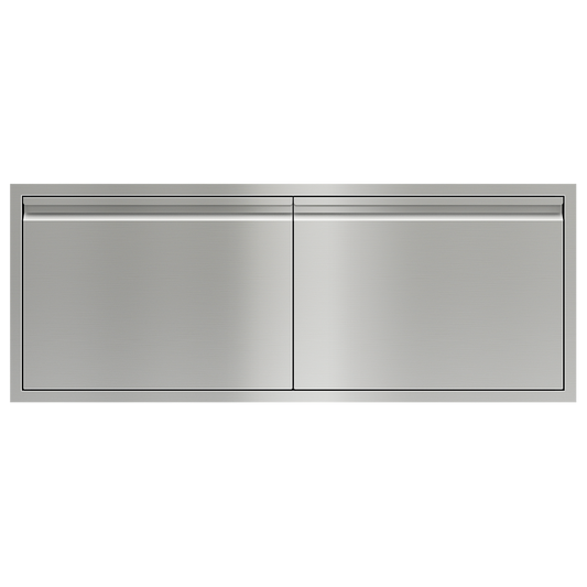 Wolf 827603 54" Outdoor Double Access Doors – Stainless Steel