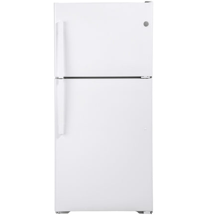 GE® ENERGY STAR® GTE19DTNRWW 30" Top-Freezer Refrigerator with 19.1 cu. ft. capacity - White
