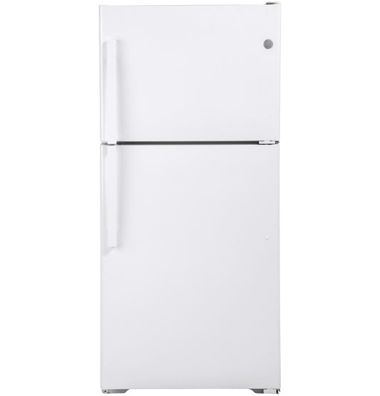 GE® ENERGY STAR® GTE19DTNRWW 30" Top-Freezer Refrigerator with 19.1 cu. ft. capacity - White