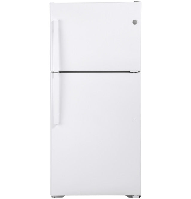 GE® ENERGY STAR® 19.2 Cu. Ft. Top‑Freezer Refrigerator GTE19DTNRWW