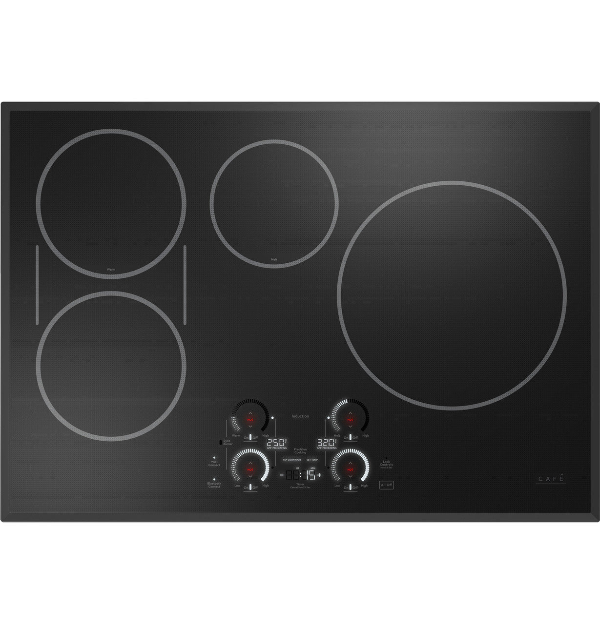 Cafe CHP90301TBB 30" Touch-Control Induction Cooktop - Black