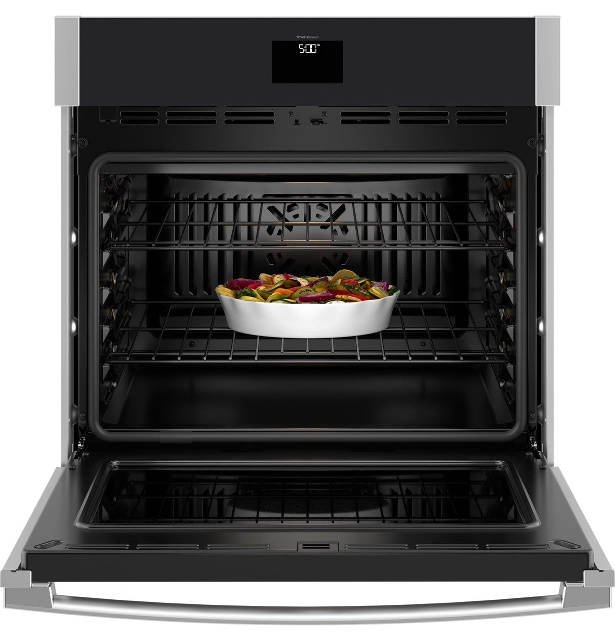 GE JTS5000SVSS 30" Smart Built-In Self-Clean Convection Single Wall Oven with No Preheat Air Fry