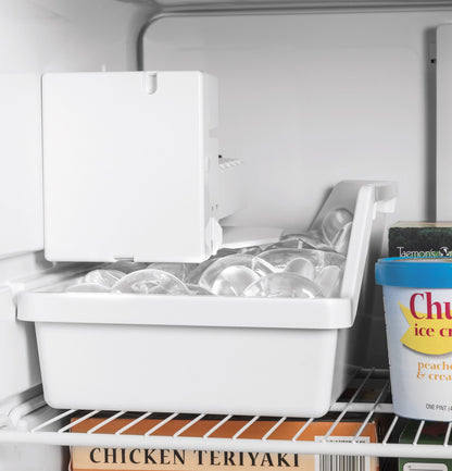 GE GIE18DTNRBB 28" ENERGY STAR® Top-Freezer Refrigerator – 17.5 Cu. Ft. – Black