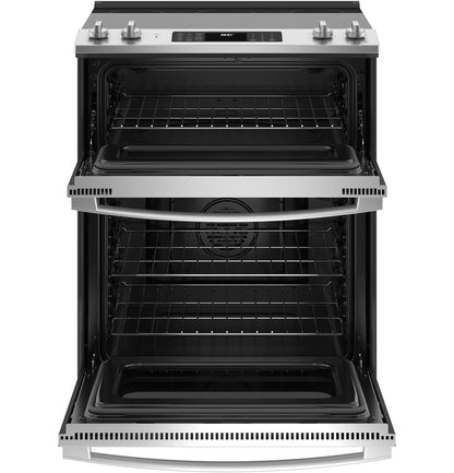 GE JSS86SPSS 30" Slide-In Electric Double Oven Convection Range – Stainless Steel
