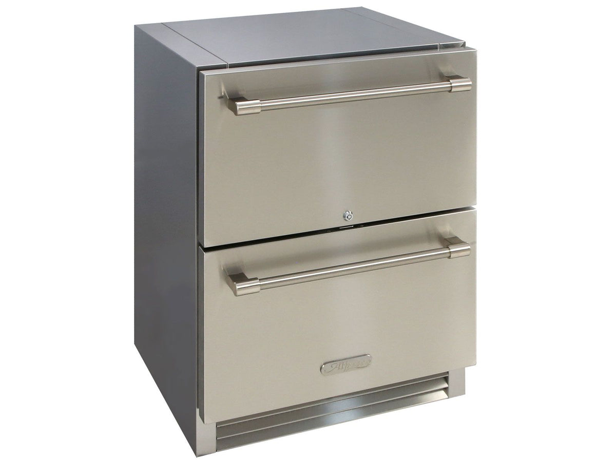 Alfresco AR-24D 24" PolarCore™ Two-Drawer Outdoor Refrigerator