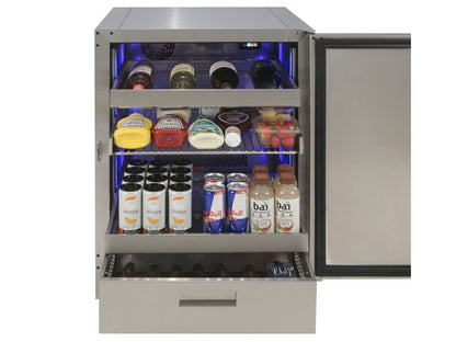 Alfresco AR-24 24" PolarCore™ Single-Door Outdoor Refrigerator