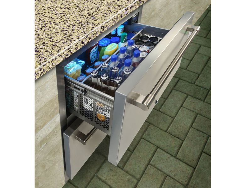 Alfresco AR-28D 28" PolarCore™ Two-Drawer Outdoor Refrigerator