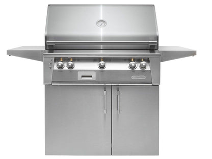 Alfresco ALXE-36C 36" Cart Gas Grill with Rotisserie and Smoker