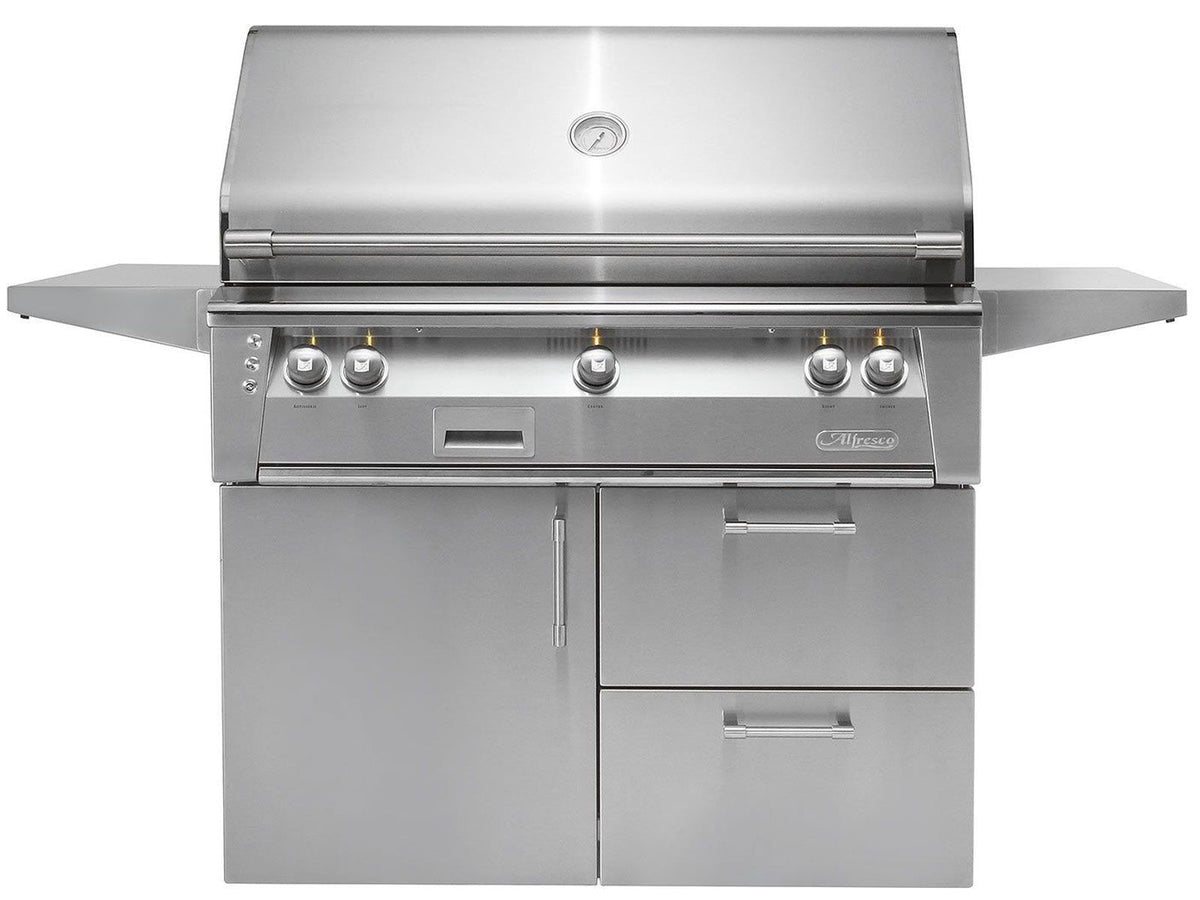 Alfresco ALXE-42CD 42" Deluxe Cart Luxury Gas Grill