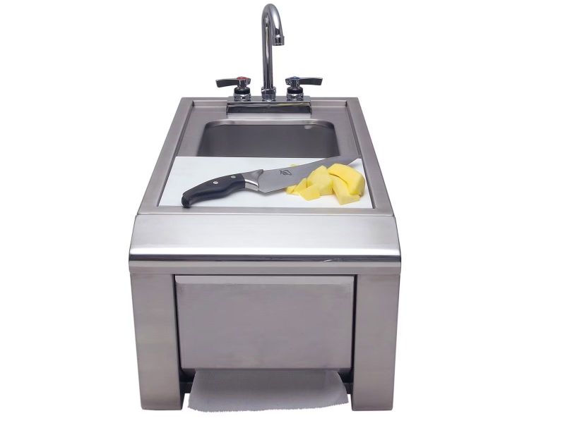 Alfresco ASK-T 14" Outdoor Prep and Hand-Wash Sink