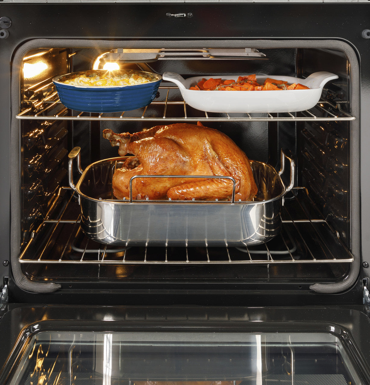 GE GRF600AVSS 30" ENERGY STAR® Free-Standing Electric Convection Range – Stainless Steel
