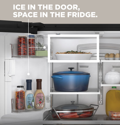 GE GFE26JGMWW 36" French Door Refrigerator – 25.7 Cu. Ft. – White