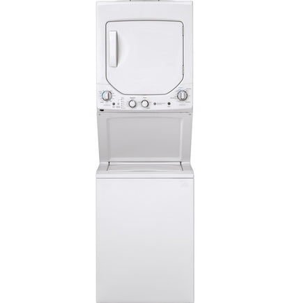 GE® Unitized Spacemaker® 24" electric laundry center – White