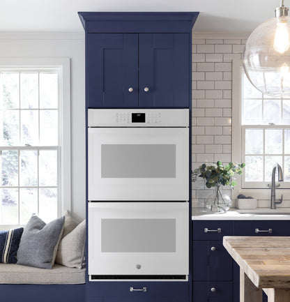 GE JTD3000DNWW 30" Smart Built-In Double Wall Oven – White