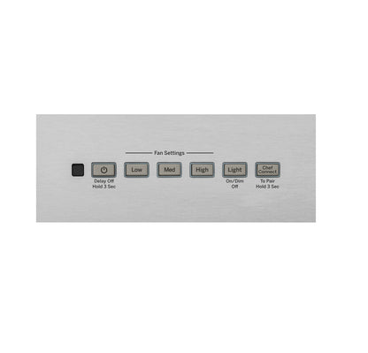 GE UVW8301SLSS 30" Designer Wall-Mount Hood with Dimmable LED Lighting – Stainless Steel