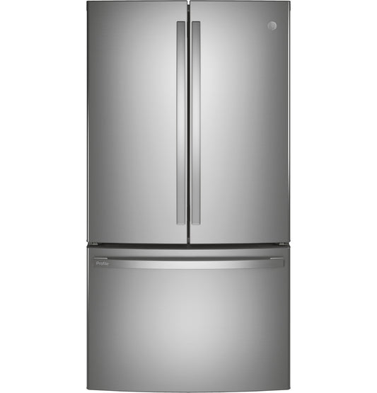GE Profile PWE23KYNFS 36" 23.1 Cu. Ft. Counter-Depth French Door Refrigerator with Hands-Free AutoFill