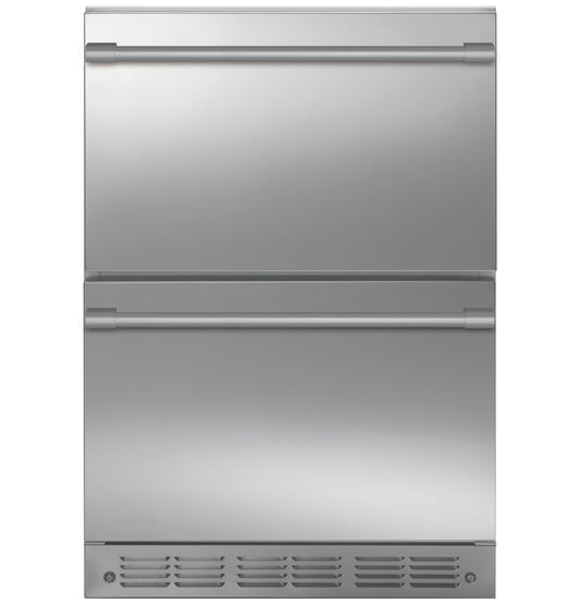 Monogram ZIDS240NSS 24" Built-In Double Drawer Refrigerator