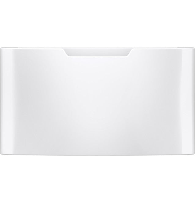 GE GFP1528SNWW Laundry Pedestal with Storage Drawer – White