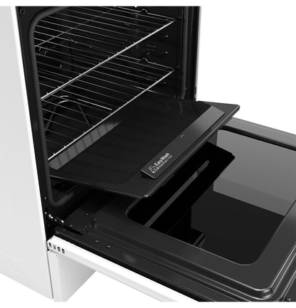GE GRS600AVWW 30" Slide-In Electric Convection Range with No Preheat Air Fry - White