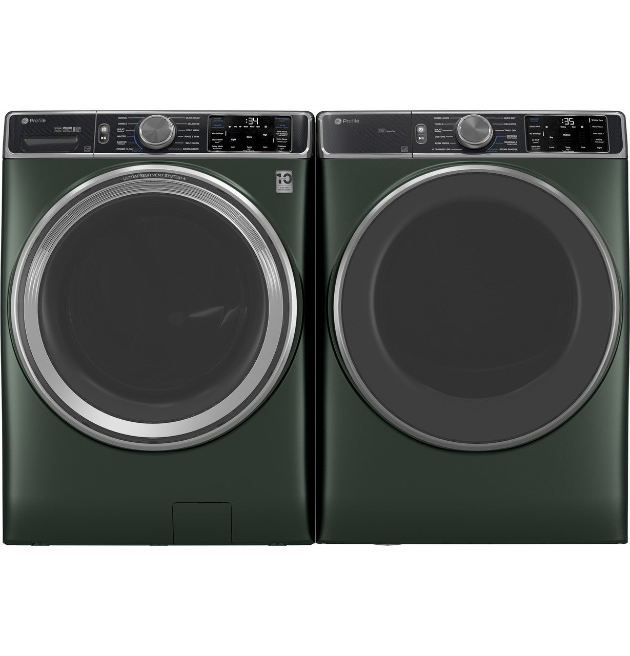 GE Profile PFD95ESPWGN 7.8 cu. ft. Electric Dryer with PowerSteam