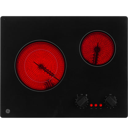GE JP3021DPBB 21" Built-In Electric Radiant Cooktop – Black