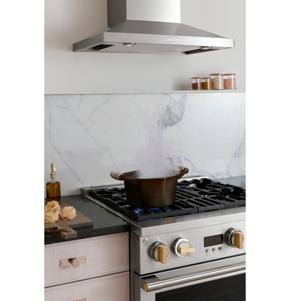 Monogram ZVW8301SWSS 30" Wall Mount Range Hood with 400 CFM - Stainless Steel